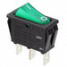 RB141D1021-137 by E-Switch - ROCKER SWITCH SPST 20A 125V