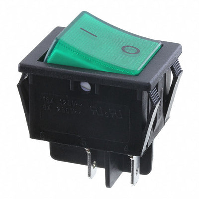 RB212C1011-137 by E-Switch - ROCKER SWITCH DPST 16A 125V