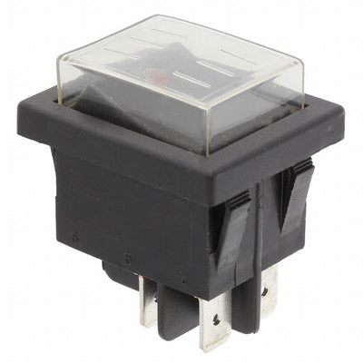 RB242C1100-216/ACC-F02-1 by E-Switch - ROCKER SWITCH DPST 16A 125V