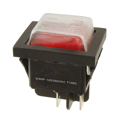 RB242D1021-116/ACC-F02-1 by E-Switch - ROCKER SWITCH DPST 20A 125V
