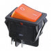 RB242D1021-127 by E-Switch - ROCKER SWITCH DPST 20A 125V