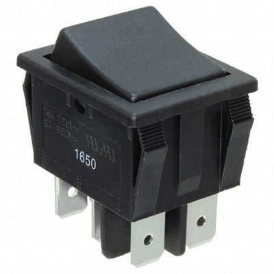 RB246C1100 by E-Switch - ROCKER SWITCH DPDT16A 125V