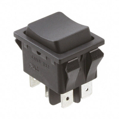 RB246E1100 by E-Switch - ROCKER SWITCH DPDT16A 125V