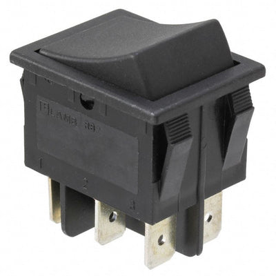 RB24GC1100 by E-Switch - ROCKER SWITCH DPDT16A 125V