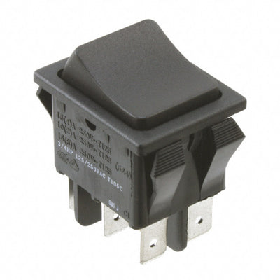 RB24GD1100 by E-Switch - ROCKER SWITCH DPDT20A 125V