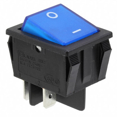 RB2F42C102R-147 by E-Switch - ROCKER SWITCH DPST 16A 125V