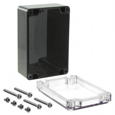 RB53P06C16B by Serpac - BOX PLSTC BLK/CLR 4.72""LX3.15""W