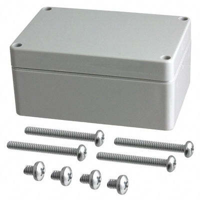 RB53P06G16G by Serpac - BOX PLAS GRAY 4.724""L X 3.152""W