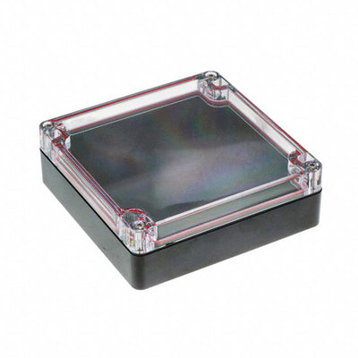RB55P06C10B by Serpac - BOX PLASTIC BLK/CLR