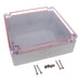 RB66P06C16G by Serpac - BOX PLAS GRY/CLR 6.3""L X 6.3""W