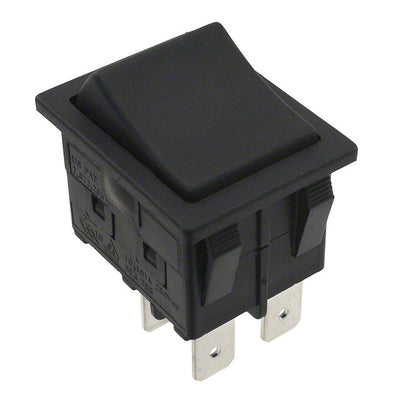 RBW2ABLKBLKEF0 by E-Switch - ROCKER SWITCH DPST 16A 125V