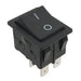 RBW2ABLKBLKFF0 by E-Switch - ROCKER SWITCH DPST 16A 125V