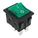 RBW2ABLKGILFF2 by E-Switch - ROCKER SWITCH DPST 16A 125V