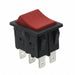 RBW2BBLKREDEF0 by E-Switch - ROCKER SWITCH DPDT16A 125V
