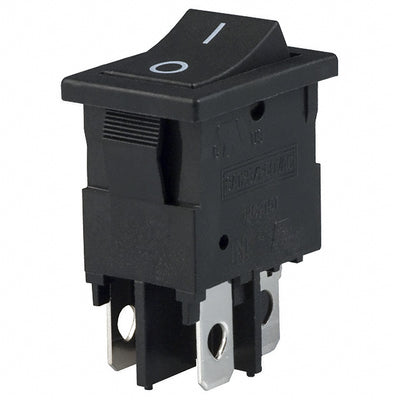 RC1083BBLKBLKFF0 by E-Switch - ROCKER SWITCH DPST 8A 125V