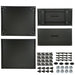 RCHS1901024BK1 by Hammond Manufacturing - RACK STEEL 24.5X21X12.5 BLK