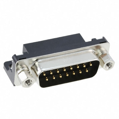 RDAD-15PE-LNA(55) by Hirose Electric Co Ltd - CONNECTOR D-SUB PLUG 15POS R/A SLDR