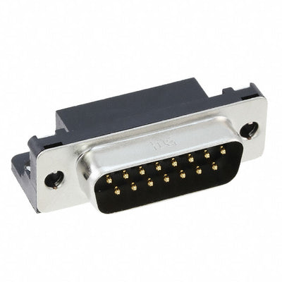 RDAD-15PE1/M2.6(55) by Hirose Electric Co Ltd - CONNECTOR D-SUB PLUG 15POS R/A SLDR