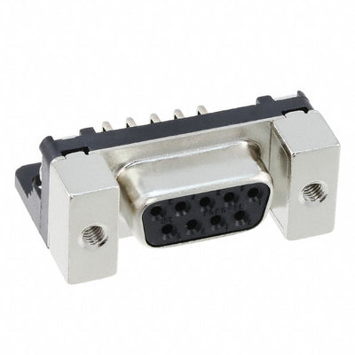 RDED-9SE-LN(55) by Hirose Electric Co Ltd - CONNECTOR D-SUB RCPT 9POS R/A SLDR