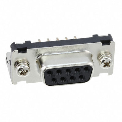 RDED-9S(55) by Hirose Electric Co Ltd - CONNECTOR D-SUB RCPT 9POS R/A SLDR