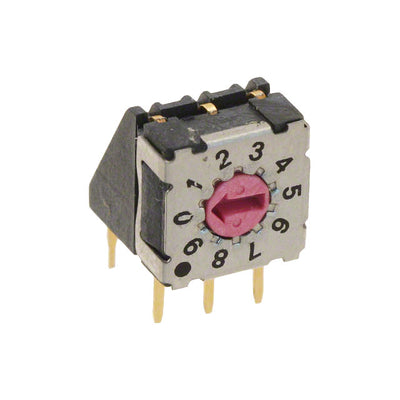 RDMAR10R1T by E-Switch - SWITCH ROTARY DIP BCD 100MA 42V