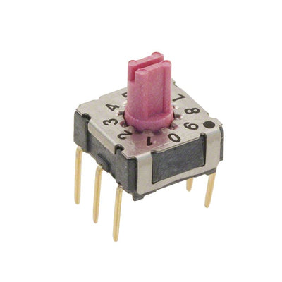 RDMER10P1T by E-Switch - SWITCH ROTARY DIP BCD 100MA 42V