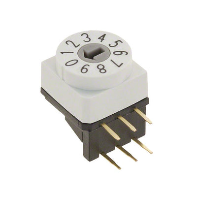 RDTAR10R1T by E-Switch - SWITCH ROTARY DIP BCD 150MA 42V
