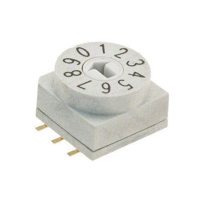 RDTAR10S1R by E-Switch - SWITCH ROTARY DIP BCD 150MA 42V