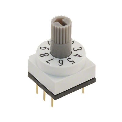 RDTBR10P1T by E-Switch - SWITCH ROTARY DIP BCD 150MA 42V