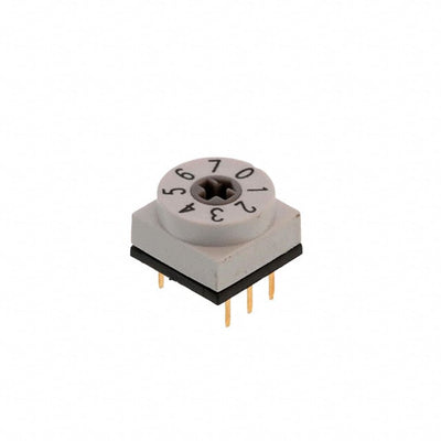 RDTCR08P1T by E-Switch - SWITCH ROT DIP OCTAL 0.15A 42V
