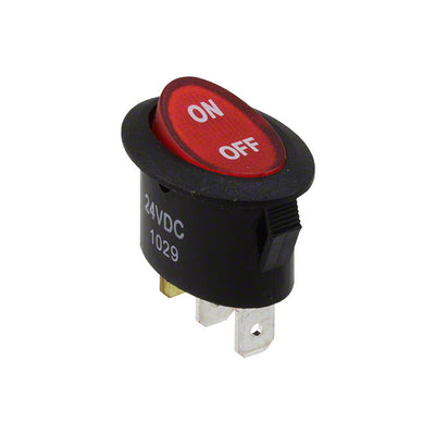 RE11131023-115 by E-Switch - ROCKER SWITCH SPST 10A 125V