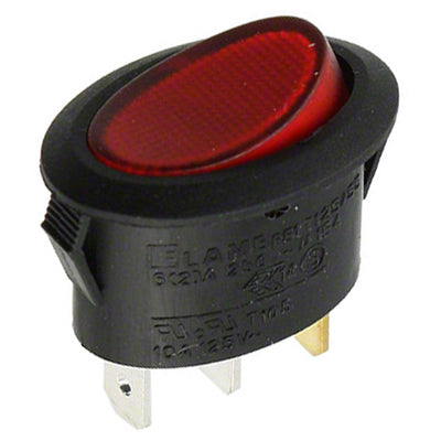 RE111C1000-116 by E-Switch - ROCKER SWITCH SPST 16A 125V