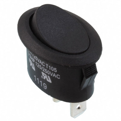 RE111C1100 by E-Switch - ROCKER SWITCH SPST 16A 125V