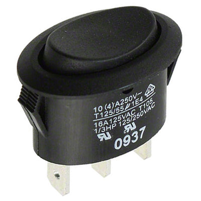 RE115C1100 by E-Switch - ROCKER SWITCH SPDT 16A 125V