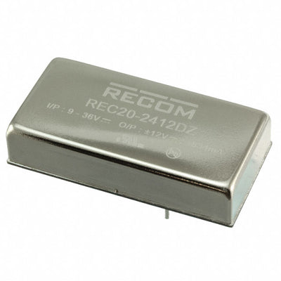 REC20-2412DZ by Recom Power - DC DC CONVERTER +/-12V 20W