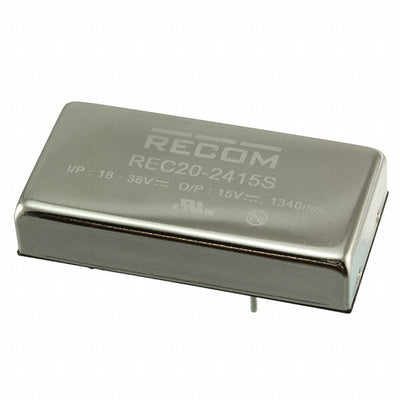 REC20-4812DZ by Recom Power - DC DC CONVERTER +/-12V 20W