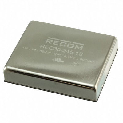 REC30-245.1S by Recom Power - DC DC CONVERTER 5.1V 30W