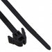 REZ300.NB3P by HellermannTyton - CABLE TIE RELEASABLE BLK 30LBS 1