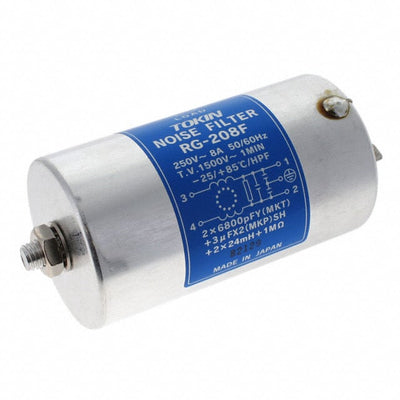 RG-208F by KEMET - POWER LINE FILTER, CYLINDER TYPE