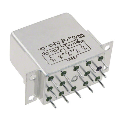 1-1617050-2 by TE Connectivity Aerospace, Defense and Marine - RELAY GEN PURPOS 4PDT 2A 26.5VDC