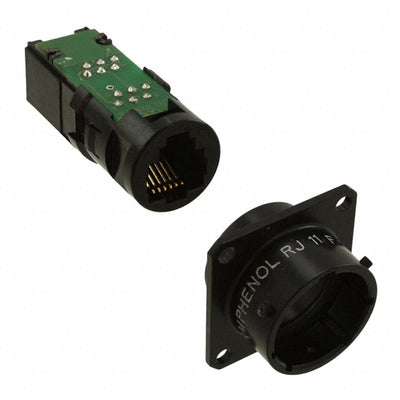 RJ11F21B by Amphenol Socapex - CONNECTOR MOD COUPLER 6P6C TO 6P6C