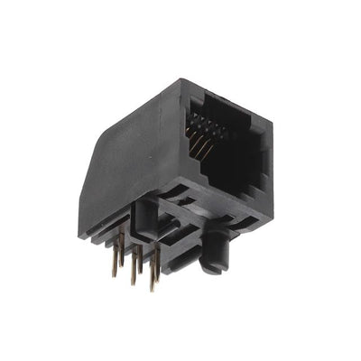 RJE031660310 by Amphenol ICC (Commercial Products) - CONNECTOR MOD JACK 6P6C R/A UNSHLD