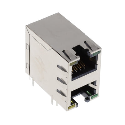 RJE1R288325413 by Amphenol ICC (Commercial Products) - 8P8C, CAT6 OVER CAT5E, 2X1 STACK