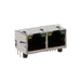 RJE392881410 by Amphenol ICC (Commercial Products) - RA, 8P8C, TWO PORT, WITH SHIELD,