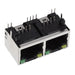 RJE392886410 by Amphenol ICC (Commercial Products) - RA, 8P8C, TWO PORT, WITH SHIELD,
