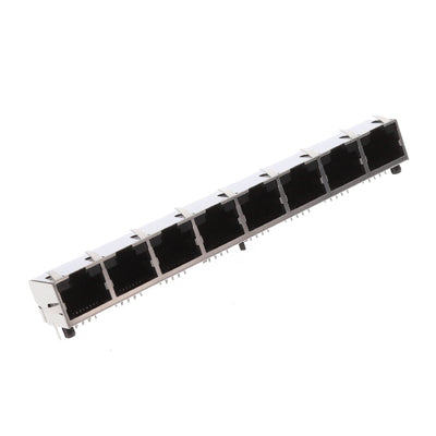 RJE398881400 by Amphenol ICC (Commercial Products) - RA, 8P8C, EIGHT PORT, WITH SHIEL