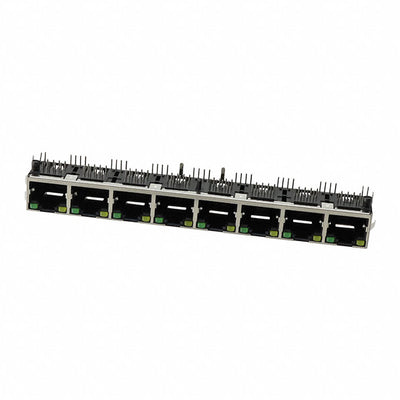 RJE398881410 by Amphenol ICC (Commercial Products) - RA, 8P8C, EIGHT PORT, WITH SHIEL