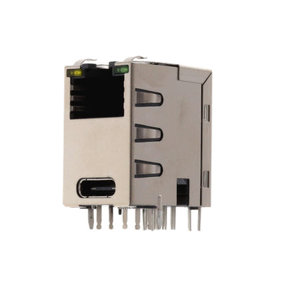 RJE4E1881411 by Amphenol ICC (Commercial Products) - CAT5E, 8P8C OVER USB TYPE C, WIT