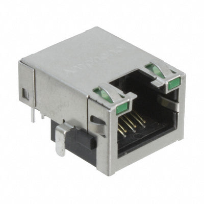 RJE72-188-1451 by Amphenol ICC (Commercial Products) - CONNECTOR MOD JACK 8P8C R/A SHIELDED