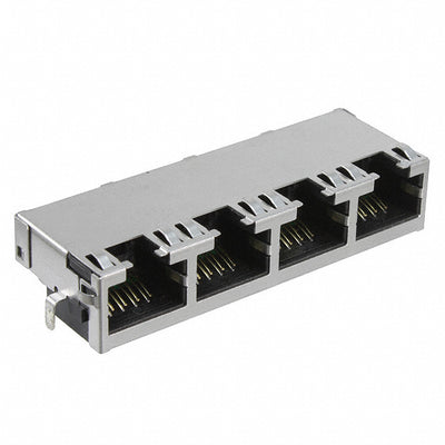 RJE72-488-1401 by Amphenol ICC (Commercial Products) - CONNECTOR MOD JACK 8P8C R/A SHIELDED